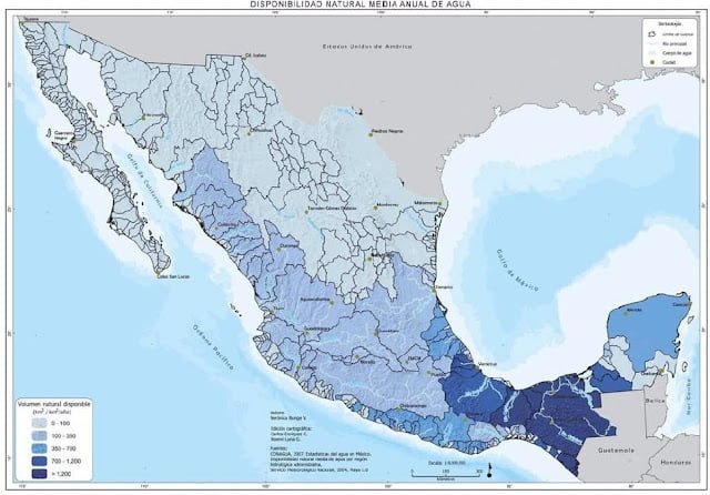 Riqueza hídrica de México